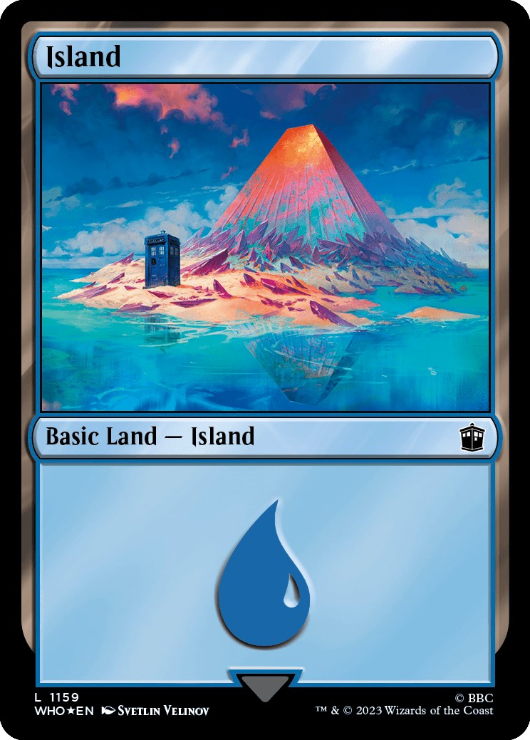Island (1159) (Surge Foil) [Doctor Who] | Red Riot Games CA