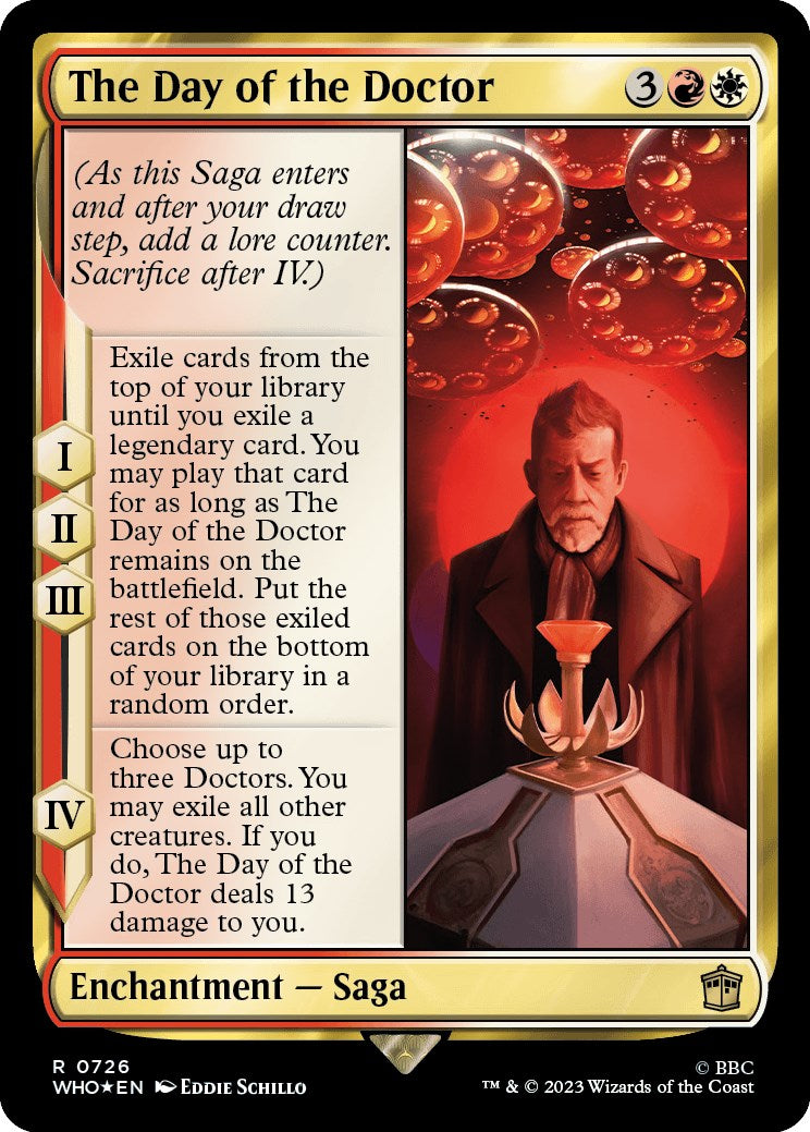 The Day of the Doctor (Surge Foil) [Doctor Who] | Red Riot Games CA