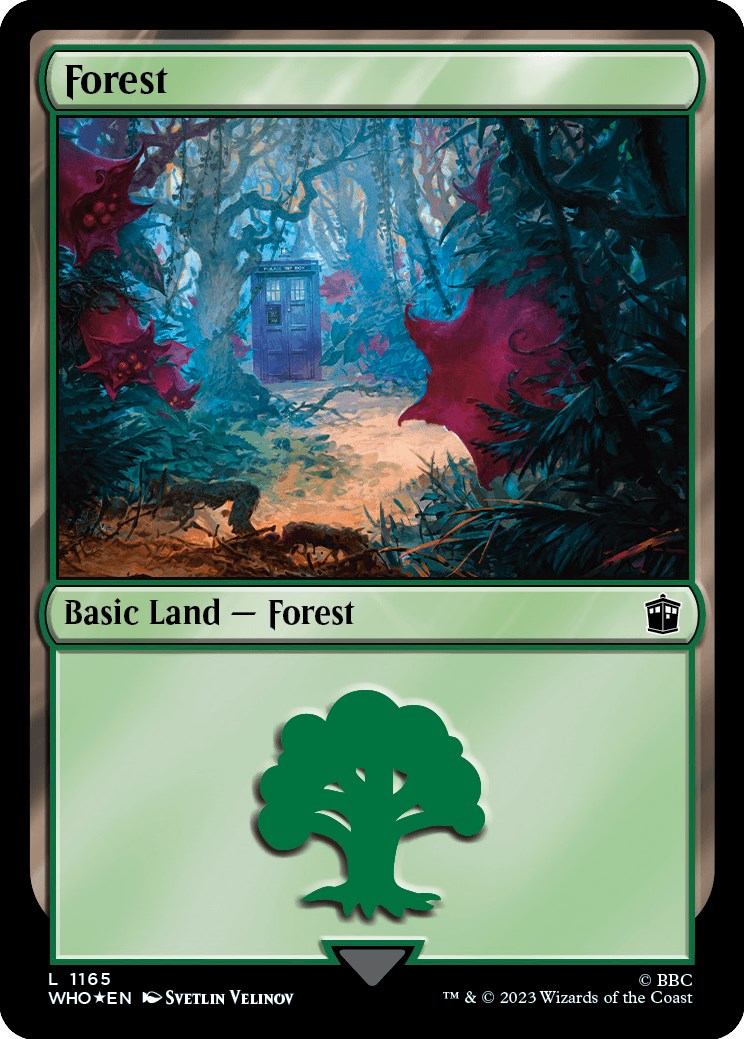 Forest (1165) (Surge Foil) [Doctor Who] | Red Riot Games CA