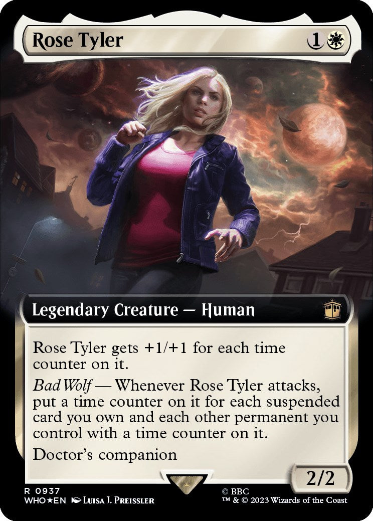Rose Tyler (Extended Art) (Surge Foil) [Doctor Who] | Red Riot Games CA