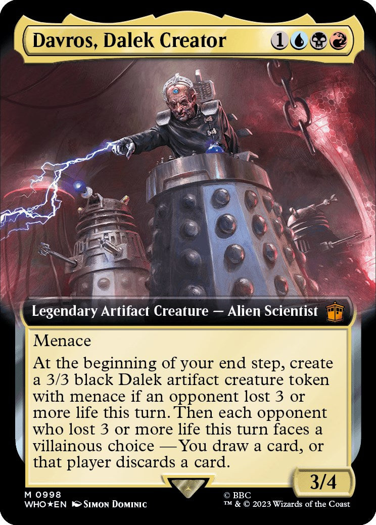 Davros, Dalek Creator (Extended Art) (Surge Foil) [Doctor Who] | Red Riot Games CA