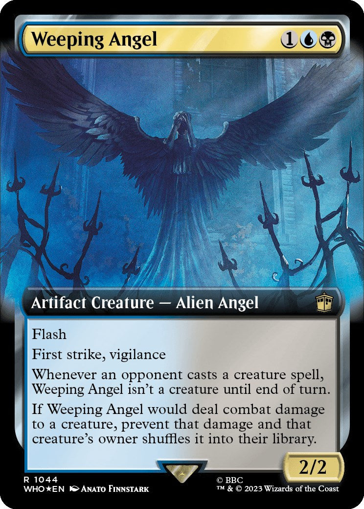 Weeping Angel (Extended Art) (Surge Foil) [Doctor Who] | Red Riot Games CA