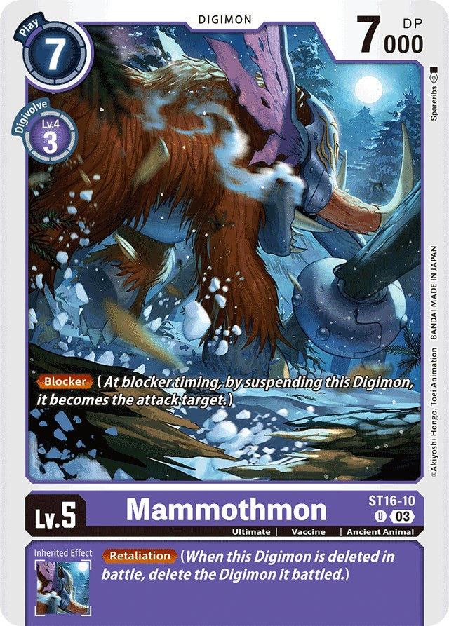 Mammothmon [ST16-10] [Starter Deck: Wolf of Friendship] | Red Riot Games CA