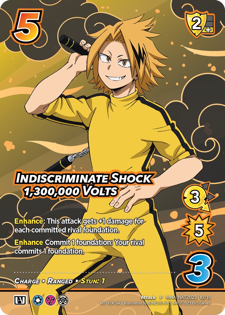 Indiscriminate Shock 1,300,000 Volts (Pro Hero Nationals 2023) [Miscellaneous Promos] | Red Riot Games CA