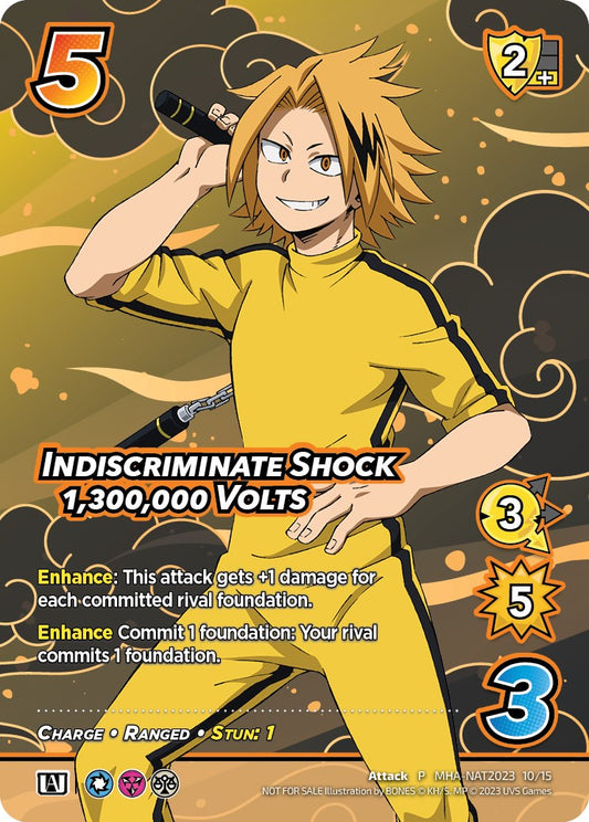 Indiscriminate Shock 1,300,000 Volts (Pro Hero Nationals 2023) [Promo Cards]