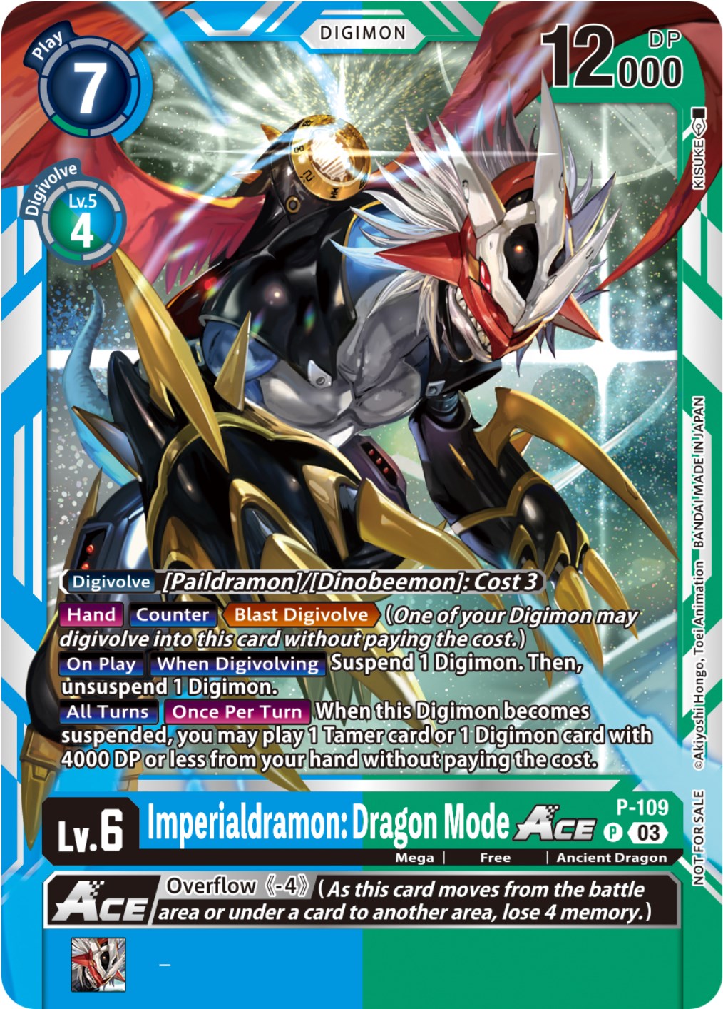 Imperialdramon: Dragon Mode Ace [P-109 ] (NYCC 2023 Demo Deck) [Promotional Cards] | Red Riot Games CA