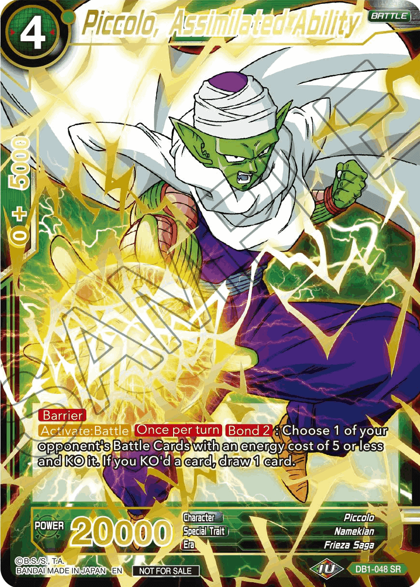 Piccolo, Assimilated Ability (Alt. Art Card Set 2023 Vol. 1) (DB1-048) [Tournament Promotion Cards] | Red Riot Games CA
