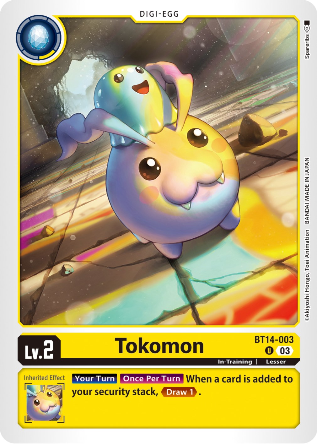 Tokomon [BT14-003] [Blast Ace]