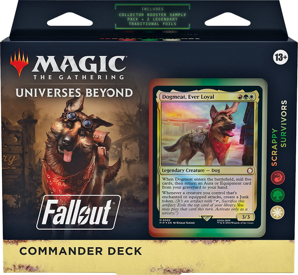 Fallout: Out of the Vault - Scrappy Survivors Commander Deck | Red Riot Games CA