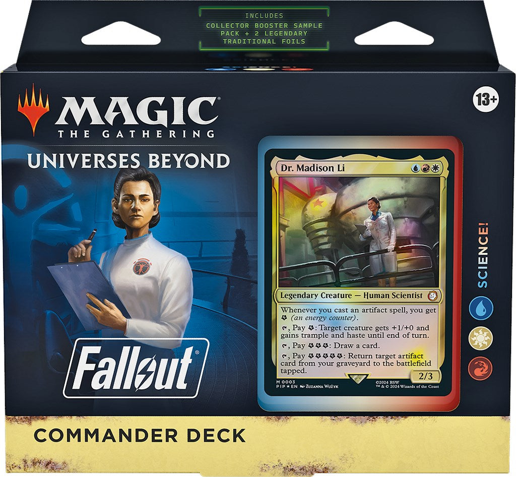 Fallout: Out of the Vault - Science! Commander Deck | Red Riot Games CA