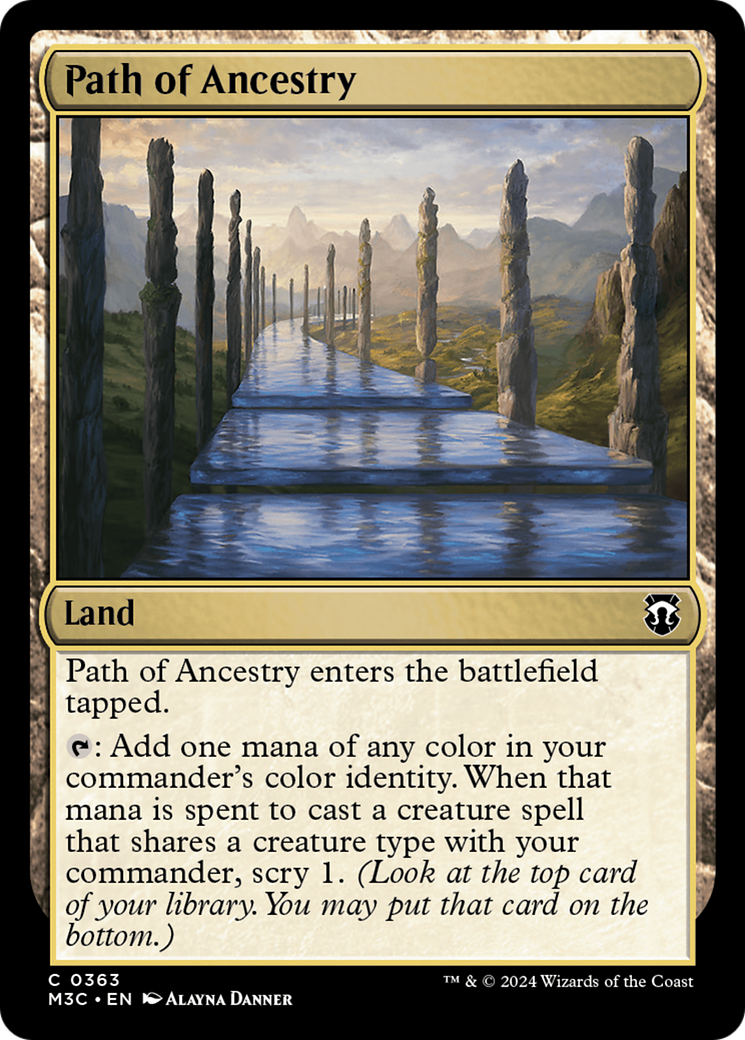 Path of Ancestry (Ripple Foil) [Modern Horizons 3 Commander] | Red Riot Games CA