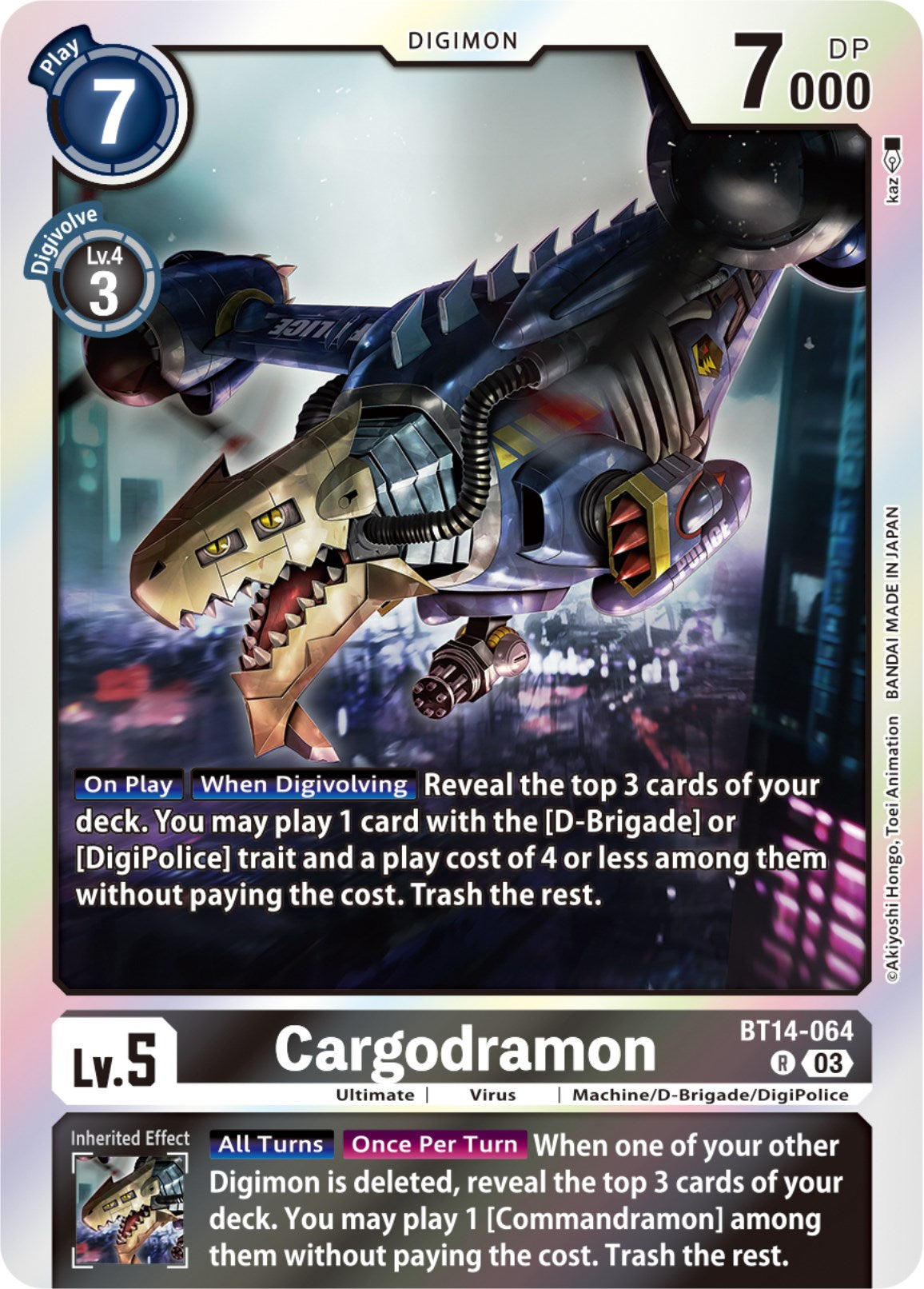 Cargodramon [BT14-064] [Blast Ace] | Red Riot Games CA