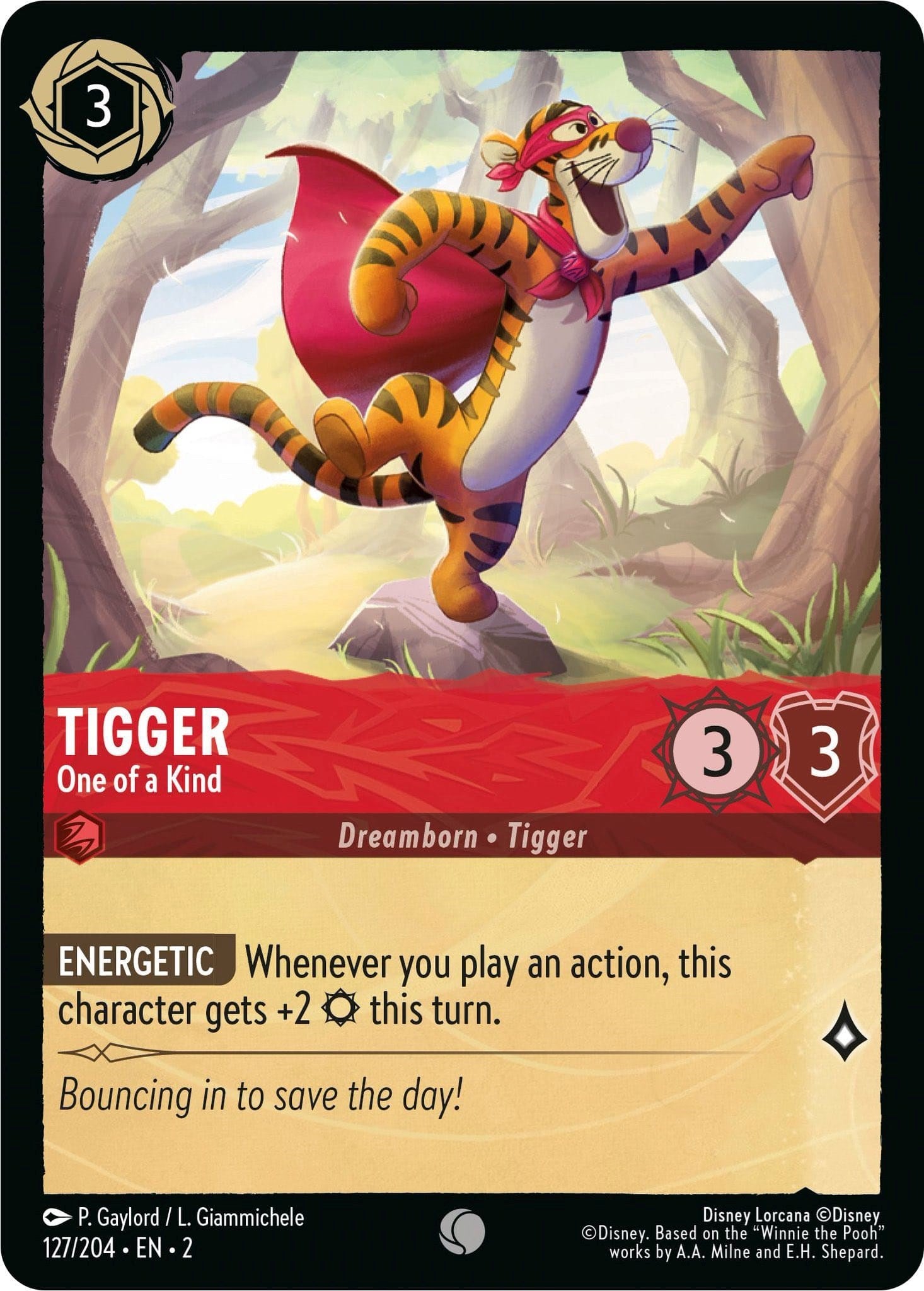 Tigger - One of a Kind (127/204) [Rise of the Floodborn] | Red Riot Games CA