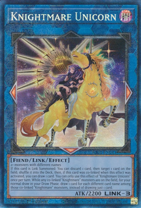 Knightmare Unicorn (Alternate Art) [RA01-EN043] Prismatic Collector's Rare | Red Riot Games CA