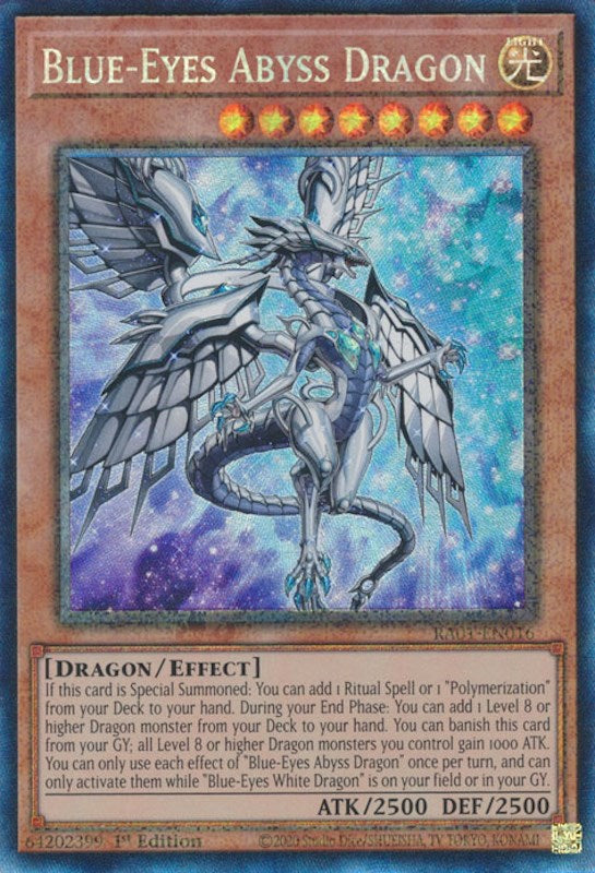 Blue-Eyes Abyss Dragon [RA01-EN016] Prismatic Collector's Rare | Red Riot Games CA