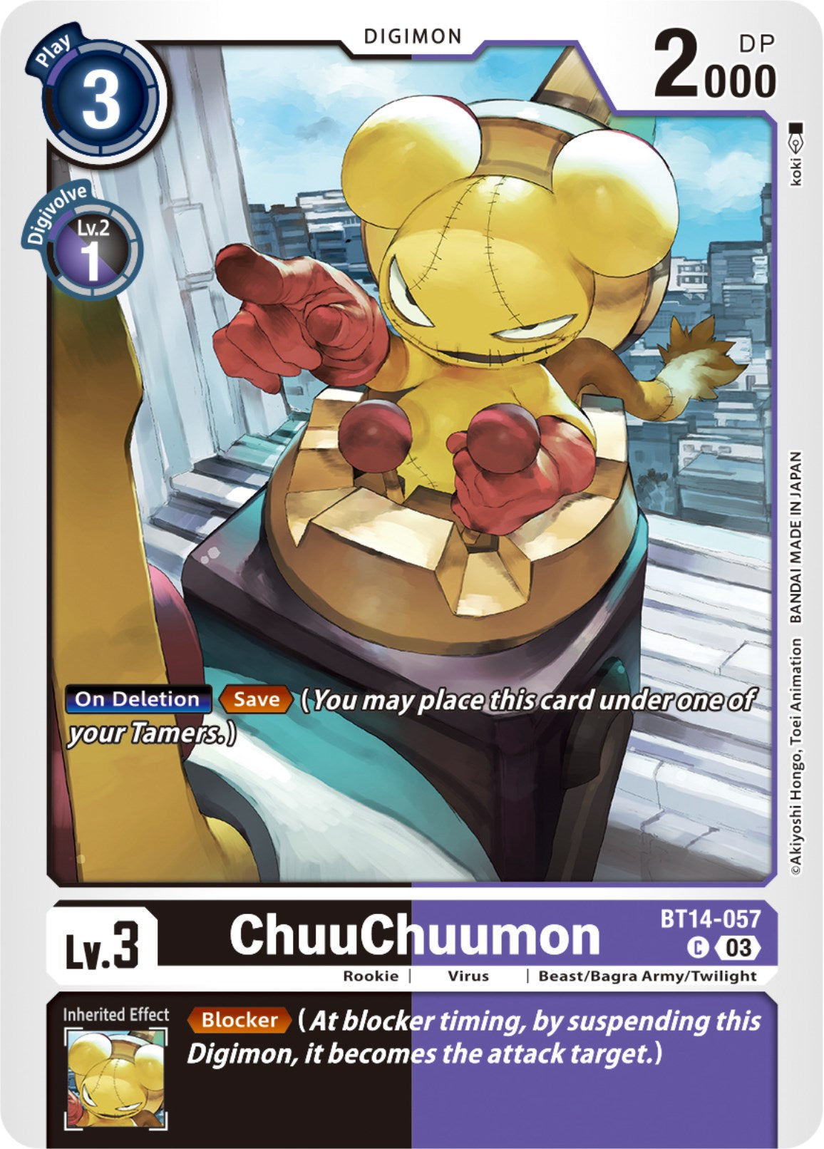 ChuuChuumon [BT14-057] [Blast Ace] | Red Riot Games CA