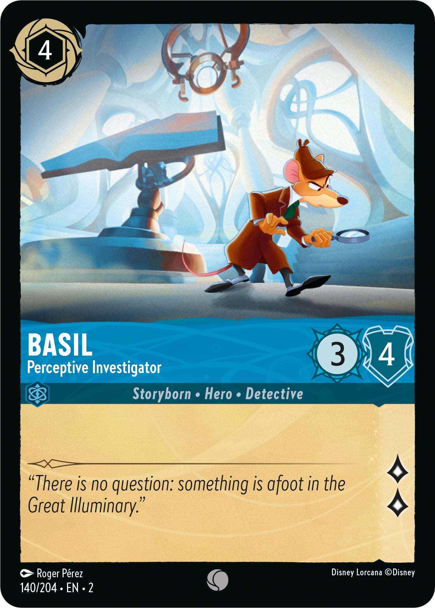 Basil - Perceptive Investigator (140/204) [Rise of the Floodborn] | Red Riot Games CA