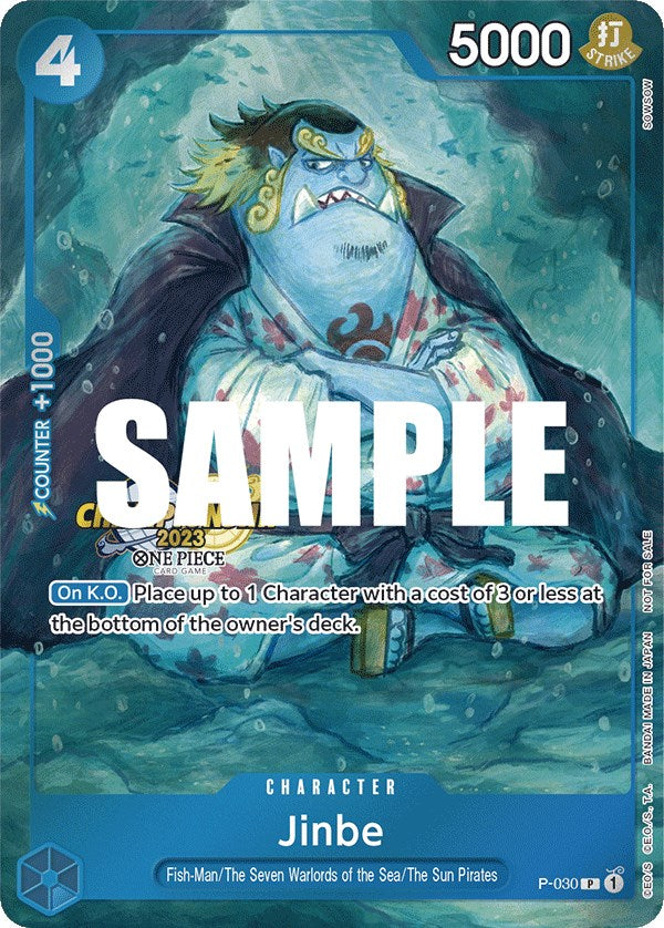 Jinbe (CS 2023 Event Pack) [One Piece Promotion Cards] | Red Riot Games CA