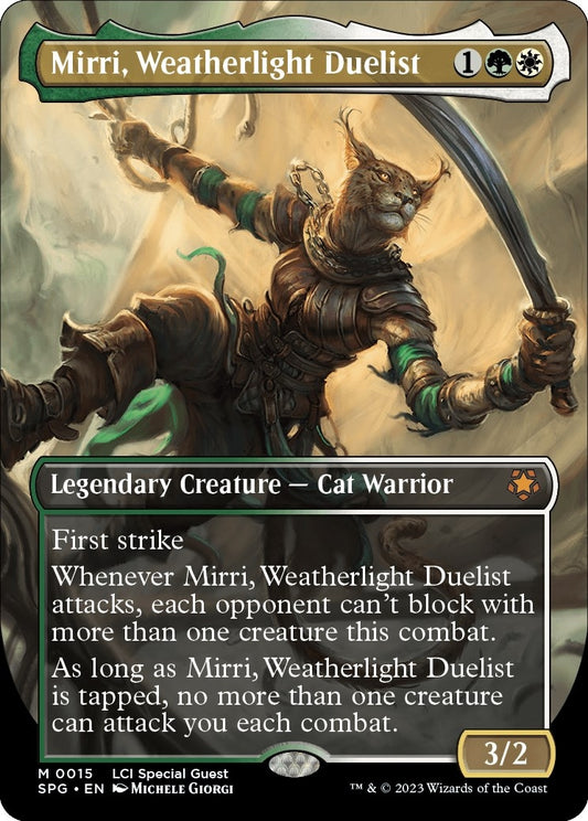 Image for Mirri, Weatherlight Duelist (Borderless) (15) [Special Guests]