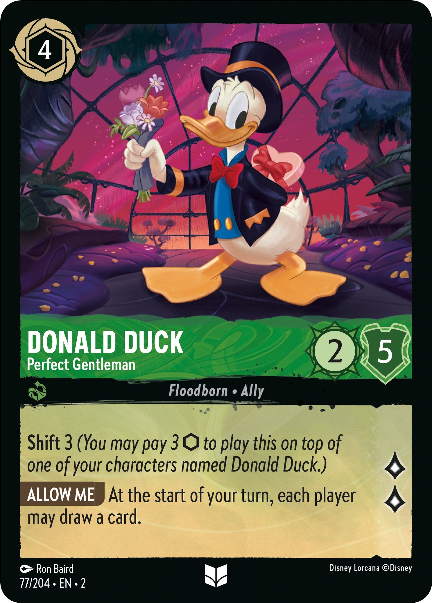 Donald Duck - Perfect Gentleman (77/204) [Rise of the Floodborn] | Red Riot Games CA