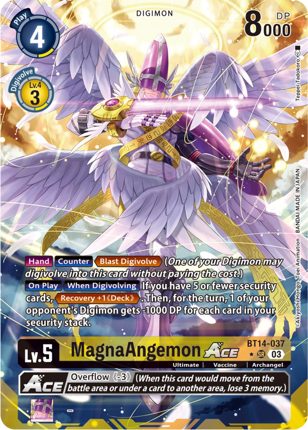 MagnaAngemon Ace [BT14-037] (Alternate Art) [Blast Ace] | Red Riot Games CA