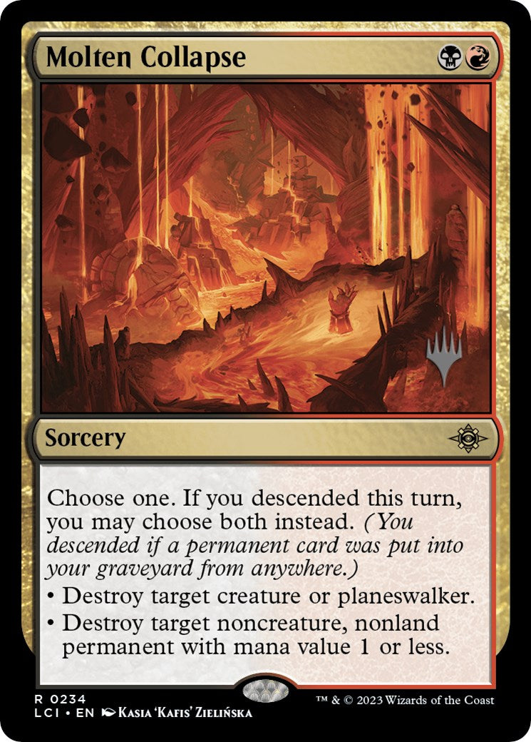 Molten Collapse (Promo Pack) [The Lost Caverns of Ixalan Promos] | Red Riot Games CA