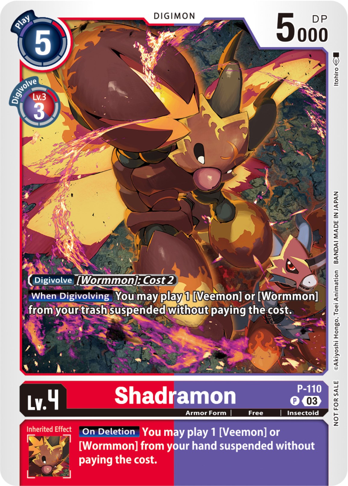 Shadramon [P-110] (3rd Anniversary Survey Pack) [Promotional Cards] | Red Riot Games CA