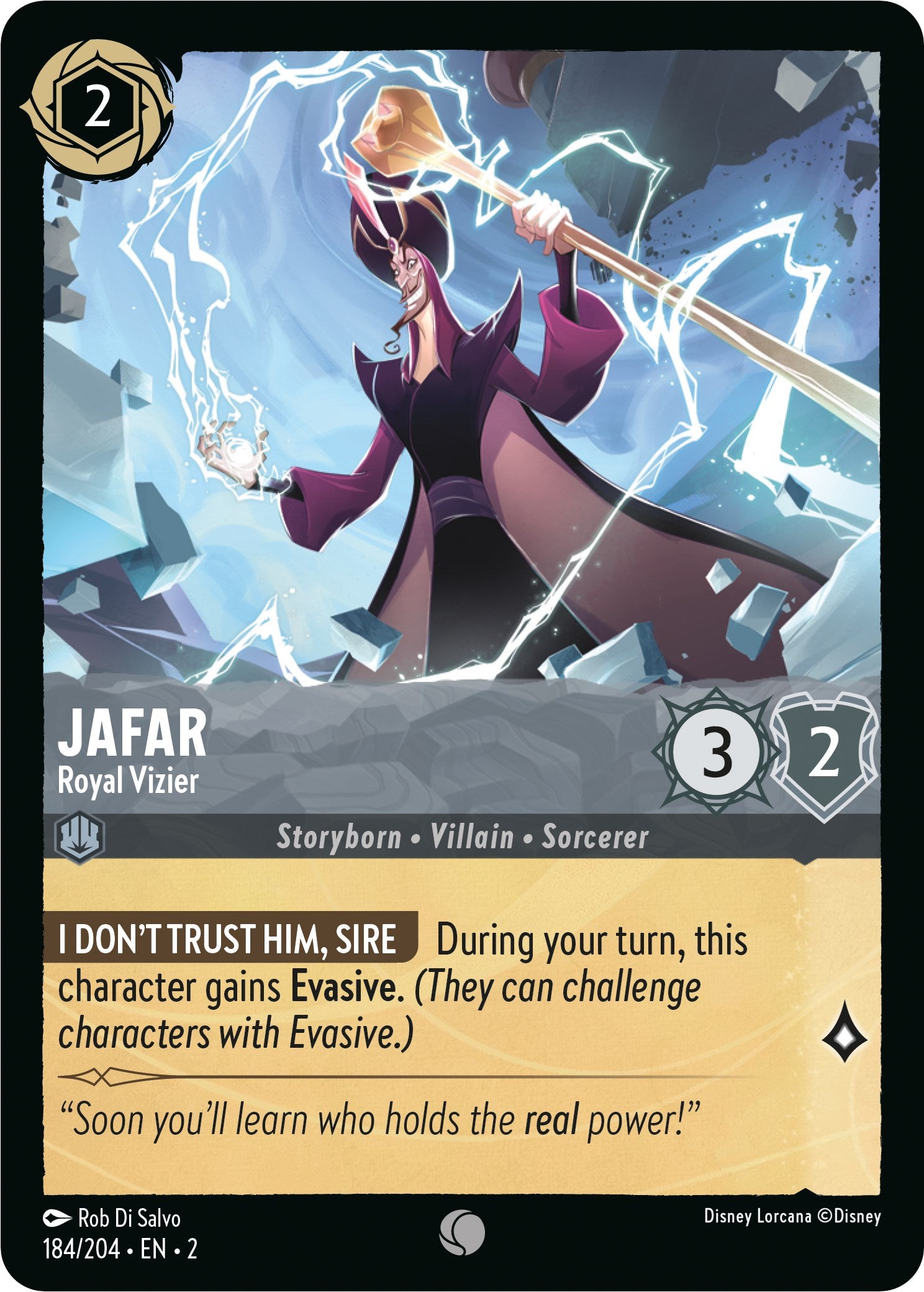 Jafar - Royal Vizier (184/204) [Rise of the Floodborn] | Red Riot Games CA