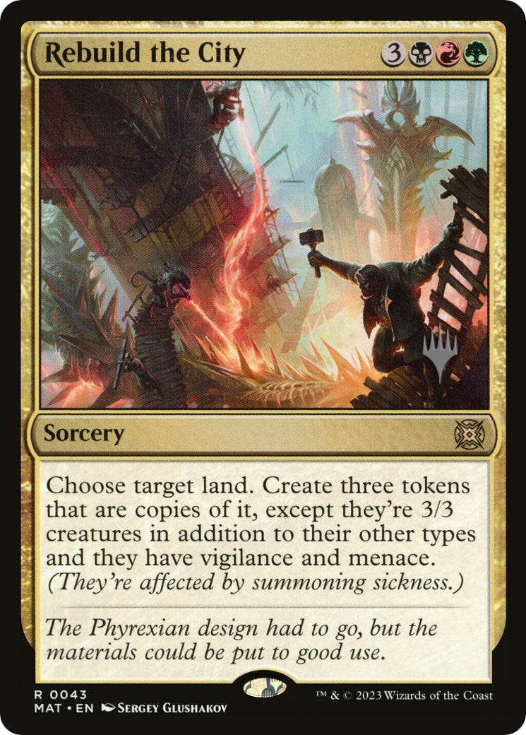 Rebuild the City (Promo Pack) [The Lost Caverns of Ixalan Promos] | Red Riot Games CA