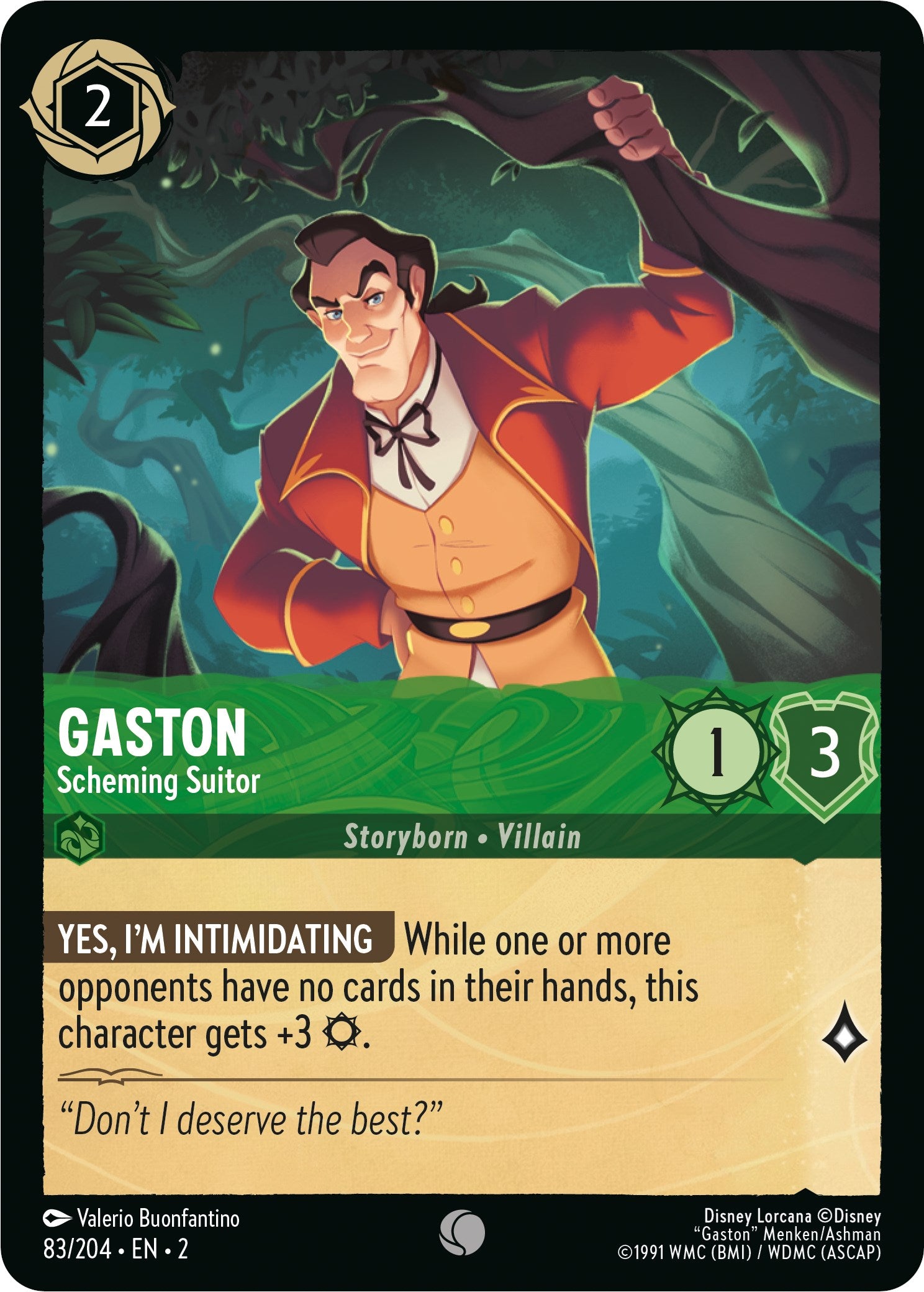 Gaston - Scheming Suitor (83/204) [Rise of the Floodborn] | Red Riot Games CA