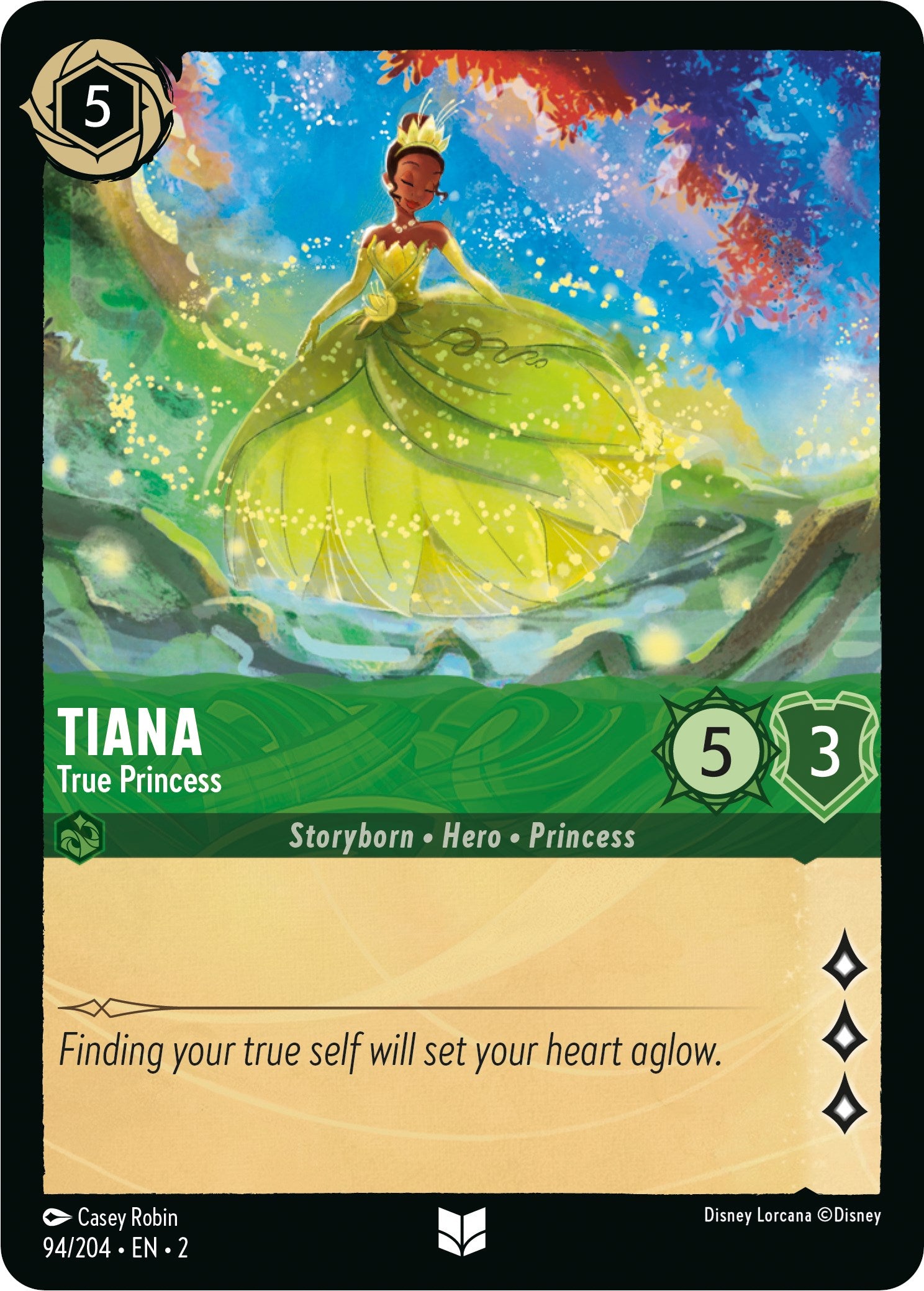 Tiana - True Princess (94/204) [Rise of the Floodborn] | Red Riot Games CA