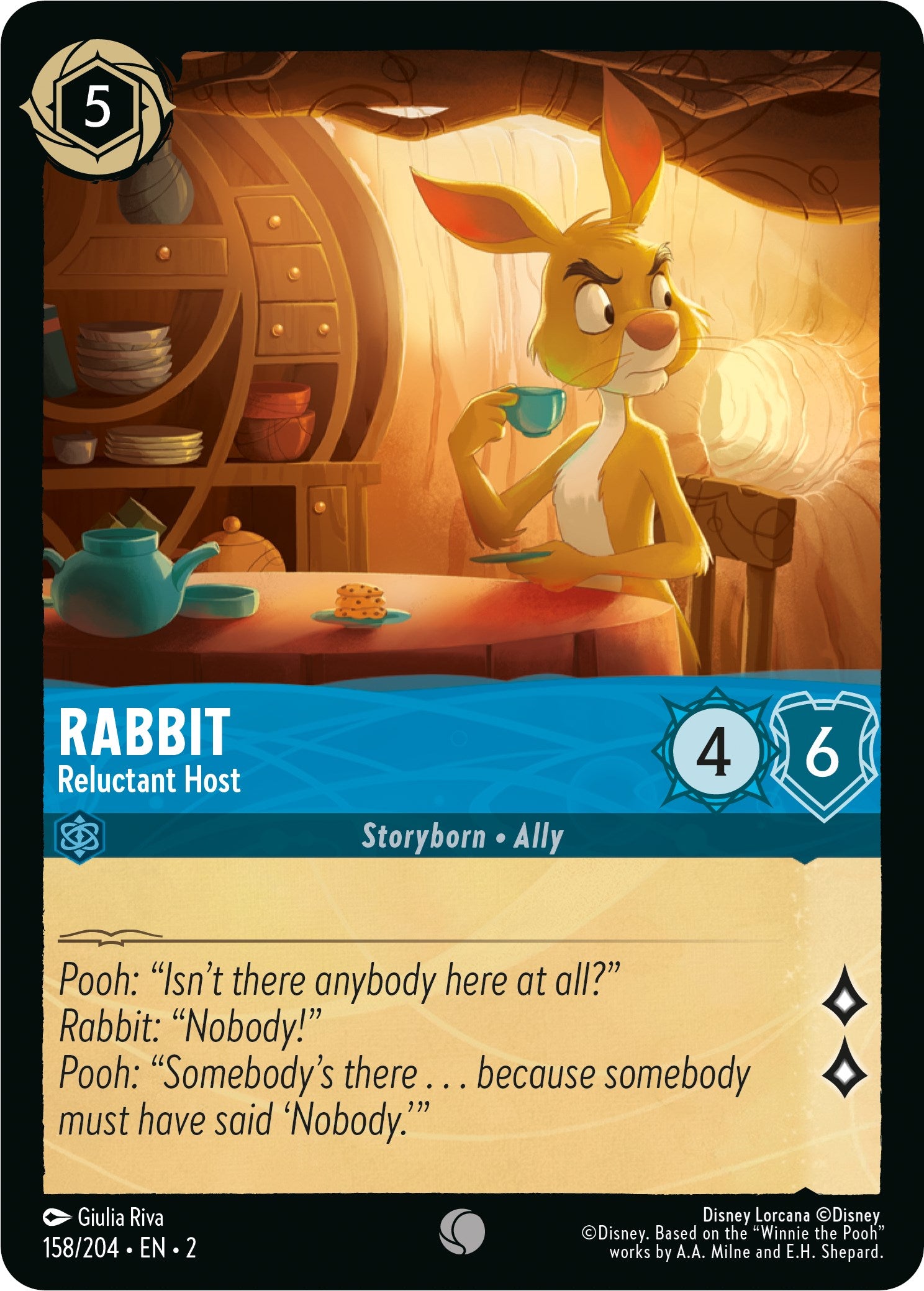 Rabbit - Reluctant Host (158/204) [Rise of the Floodborn] | Red Riot Games CA