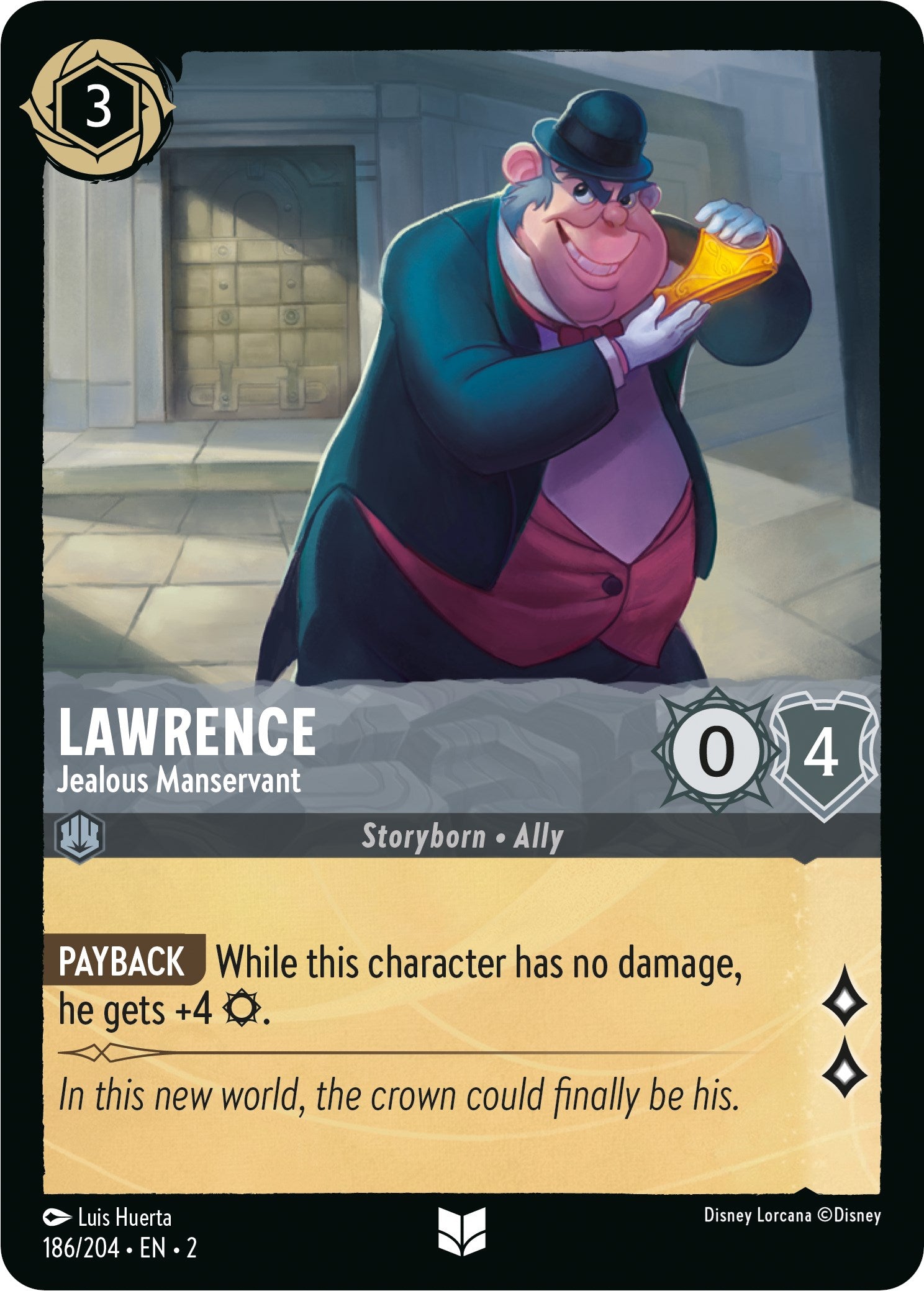 Lawrence - Jealous Manservant (186/204) [Rise of the Floodborn] | Red Riot Games CA