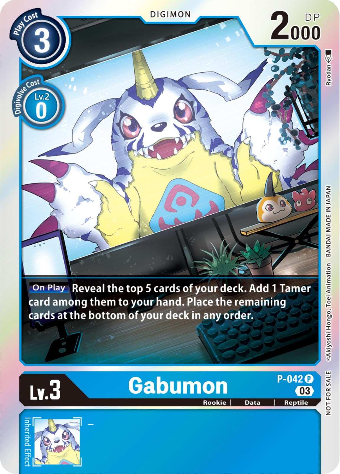 Gabumon [P-042] (Winner Pack -Blast Ace-) [Promotional Cards] | Red Riot Games CA