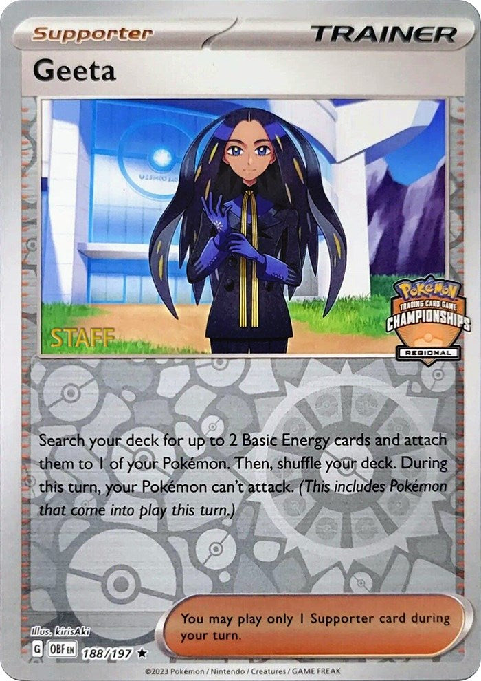 Geeta (188/197) (Staff Regional Championships) [League & Championship Cards] | Red Riot Games CA