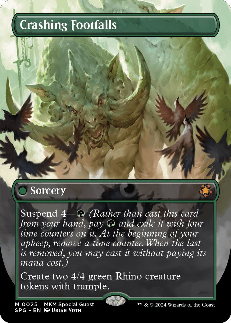 Image for Crashing Footfalls (Borderless) (25) [Special Guests]