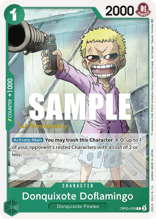 Image for Donquixote Doflamingo (028) [Awakening of the New Era: 1st Anniversary Tournament Cards]