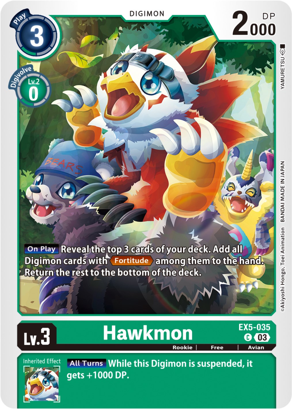 Hawkmon [EX5-035] [Animal Colosseum] | Red Riot Games CA