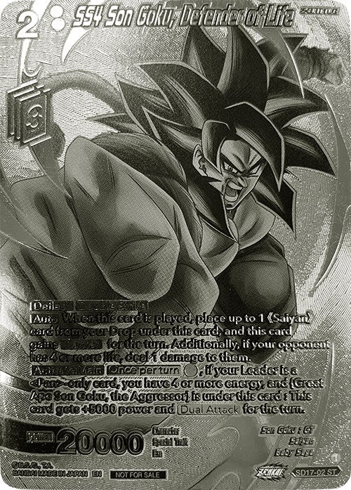 SS4 Son Goku, Defender of Life (2023 Offline Regionals Silver Print) (SD17-02) [Promotion Cards] | Red Riot Games CA