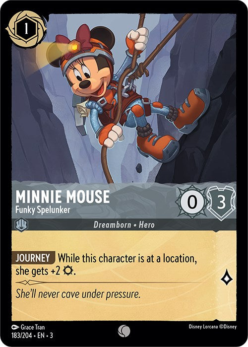 Minnie Mouse - Funky Spelunker (183/204) [Into the Inklands] | Red Riot Games CA