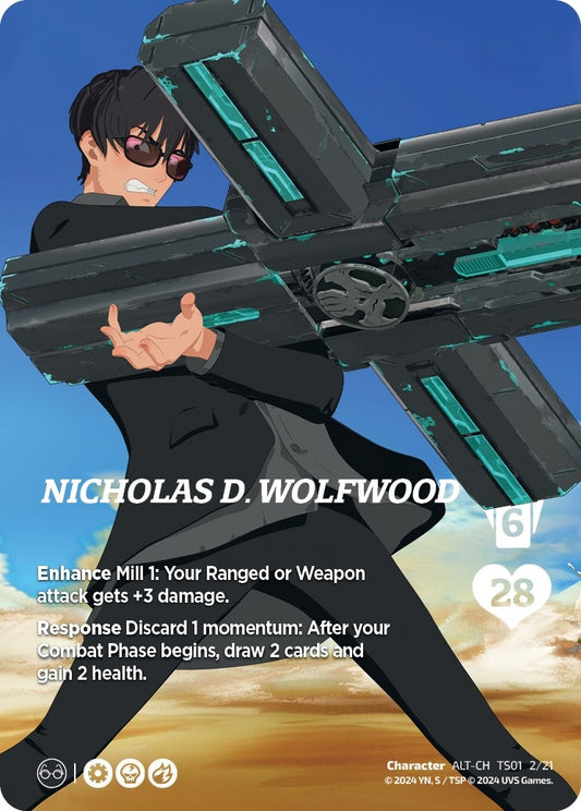 Image for Nicholas D. Wolfwood (Alternate Art) (TS01 2/21) (CBTS) - UniVersus