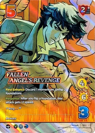 Fallen Angel's Revenge (Alternate Art) - Challenger Series: Cowboy Bebop and Trigun Stampede (CBTS) | Red Riot Games CA