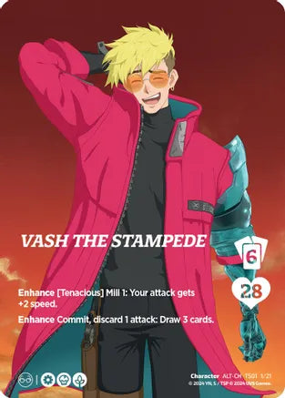 Vash the Stampede (Alternate Art) - Challenger Series: Cowboy Bebop and Trigun Stampede (CBTS) | Red Riot Games CA