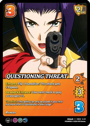 Questioning Threat - Challenger Series: Cowboy Bebop and Trigun Stampede (CBTS) | Red Riot Games CA