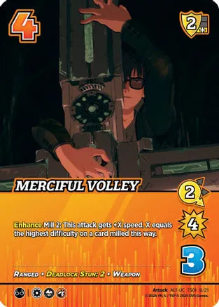 Merciful Volley (Alternate Art) - Challenger Series: Cowboy Bebop and Trigun Stampede (CBTS) | Red Riot Games CA