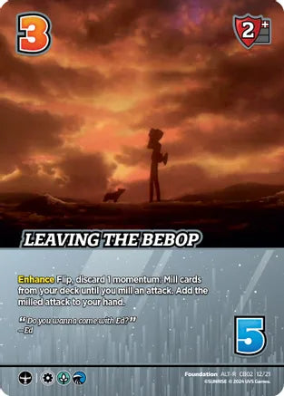 Leaving the Bebop (Alternate Art) - Challenger Series: Cowboy Bebop and Trigun Stampede (CBTS) | Red Riot Games CA