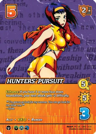 Hunters' Pursuit (Alternate Art) - Challenger Series: Cowboy Bebop and Trigun Stampede (CBTS) | Red Riot Games CA