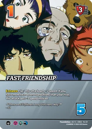 Fast Friendship (Alternate Art) [Cowboy Bebop and Trigun Stampede CS]