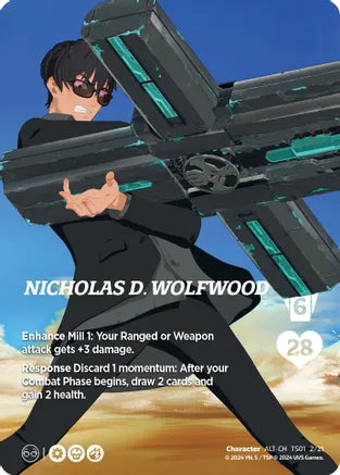 Nicholas D. Wolfwood (Alternate Art) - Challenger Series: Cowboy Bebop and Trigun Stampede (CBTS) | Red Riot Games CA