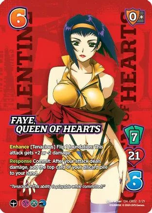 Faye, Queen of Hearts - Challenger Series: Cowboy Bebop and Trigun Stampede (CBTS) | Red Riot Games CA
